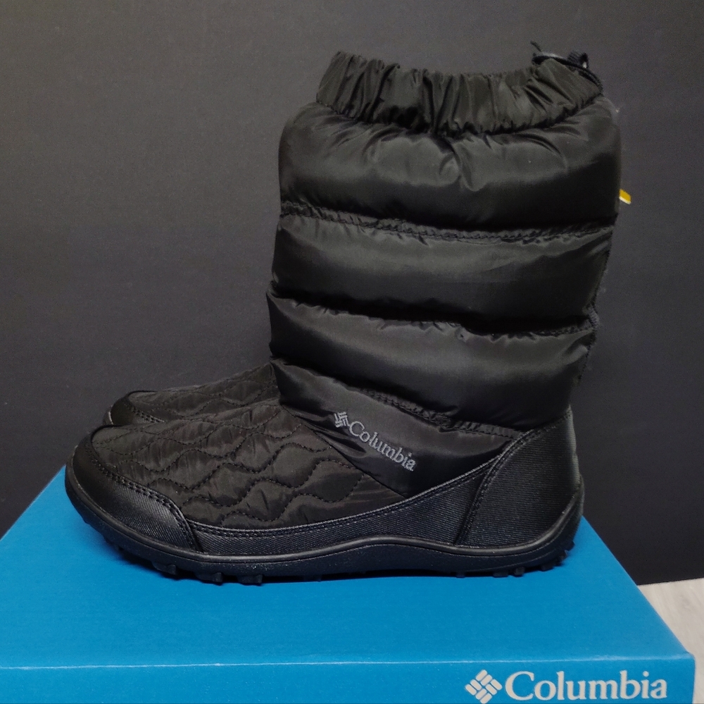 Columbia Black Waterproof Winter Rain Boots